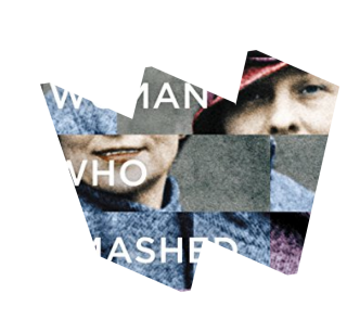 W frame with "Woman Who Smashed Codes" book cover inside. 